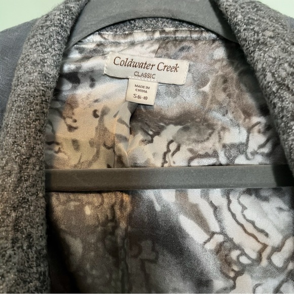 Coldwater Creek Bouclé Ruffle Hem Jacket – Size S (6-8) - Picture 2 of 10